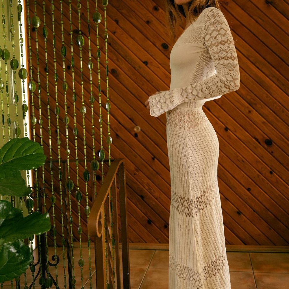 BNWOT Zara Pointelle Knit Dress